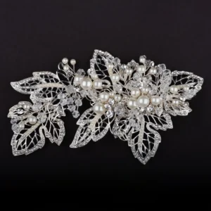 Dew Drop Leaves Hair Clip