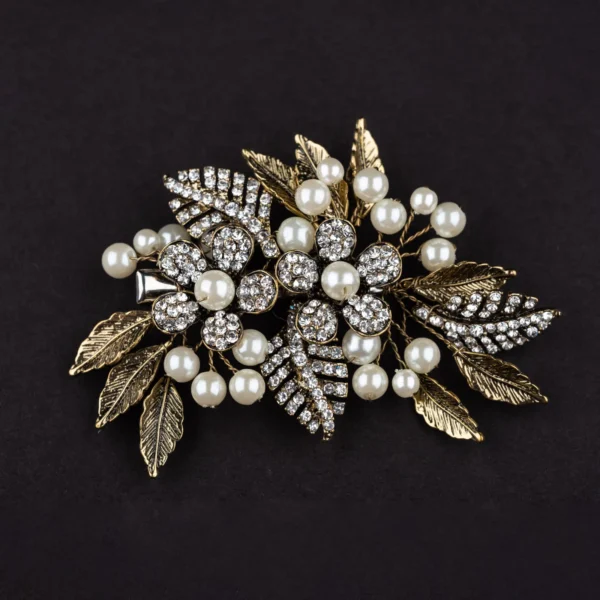 Vintage Leaf Hair Clip