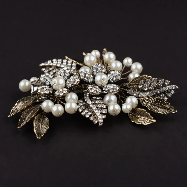 Vintage Leaf Hair Clip