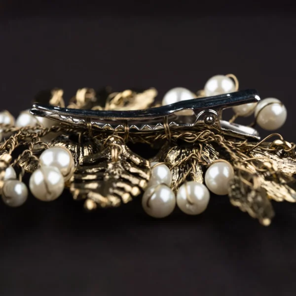 Vintage Leaf Hair Clip